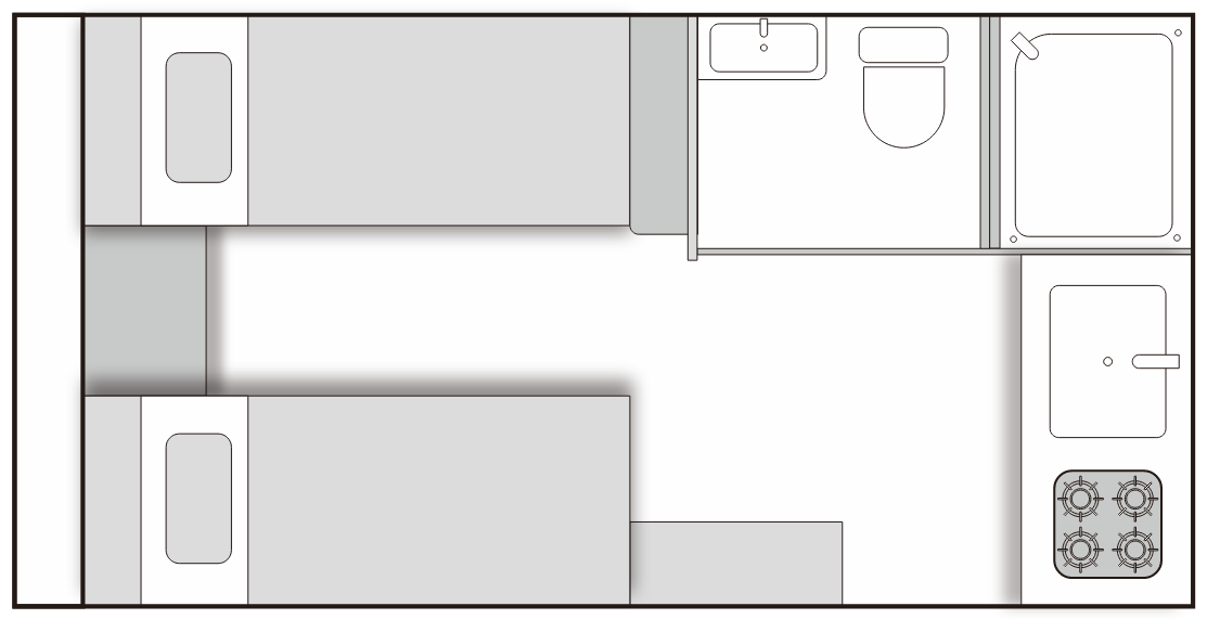Century Caravans Venus13 13ft Caravan BluePrint