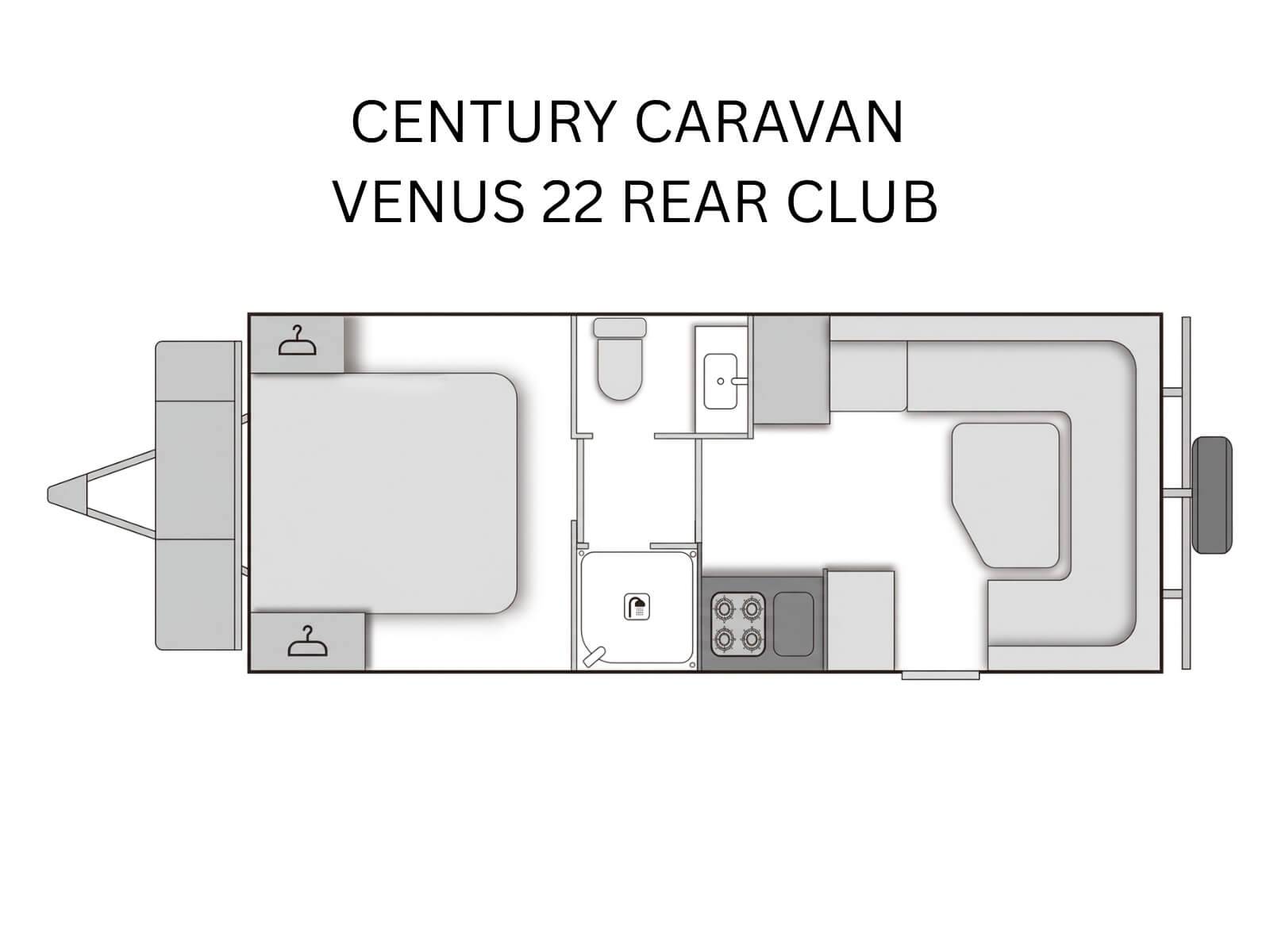Venus22 Rear Club Floorprint
